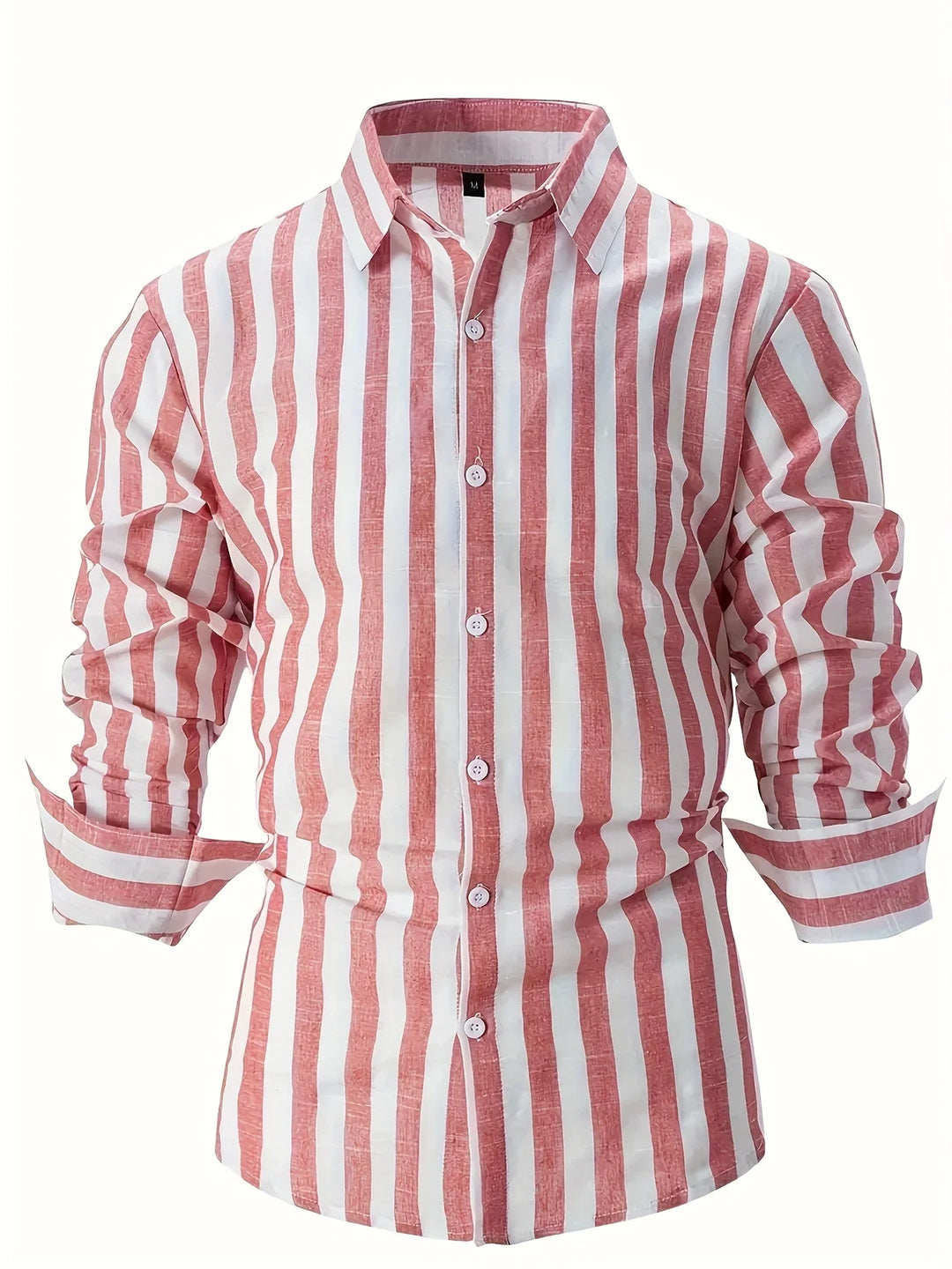 George - Elegante Camicia a Maniche Lunghe a Righe