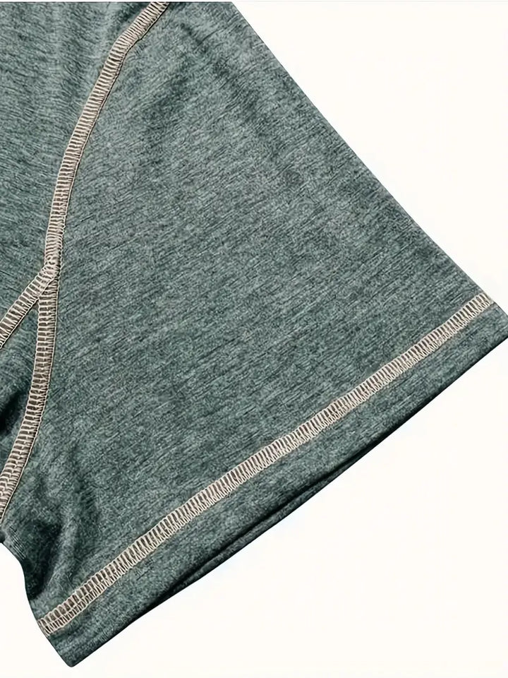 Orazio - Maglietta a Maniche Corte Con Bottoni