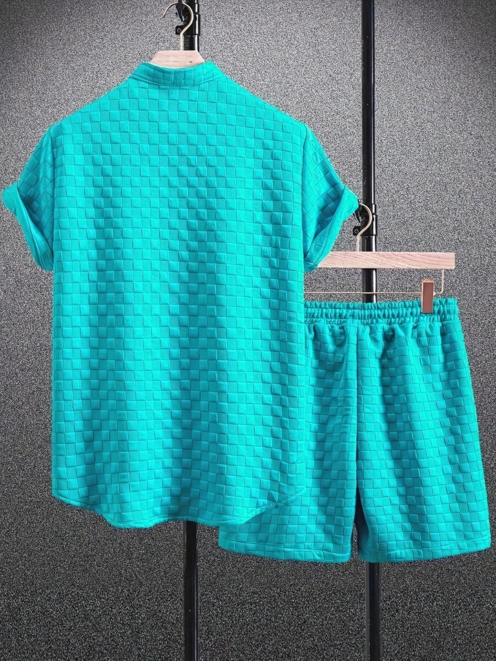 Zane - Set Casual Estivo Con Camicia a Maniche Corte e Pantaloncini