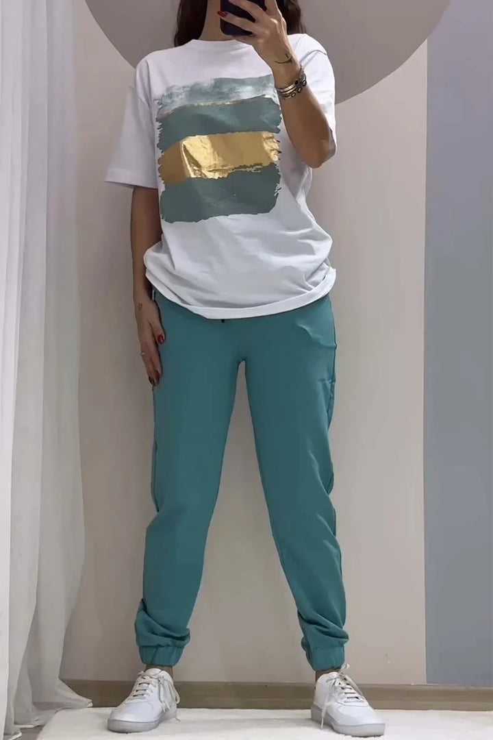 Madelina - Completo due Pezzi con top e Pantaloni