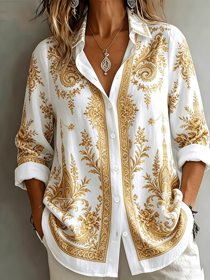 Aldana - Camicia a Maniche Lunghe Con Bottoni
