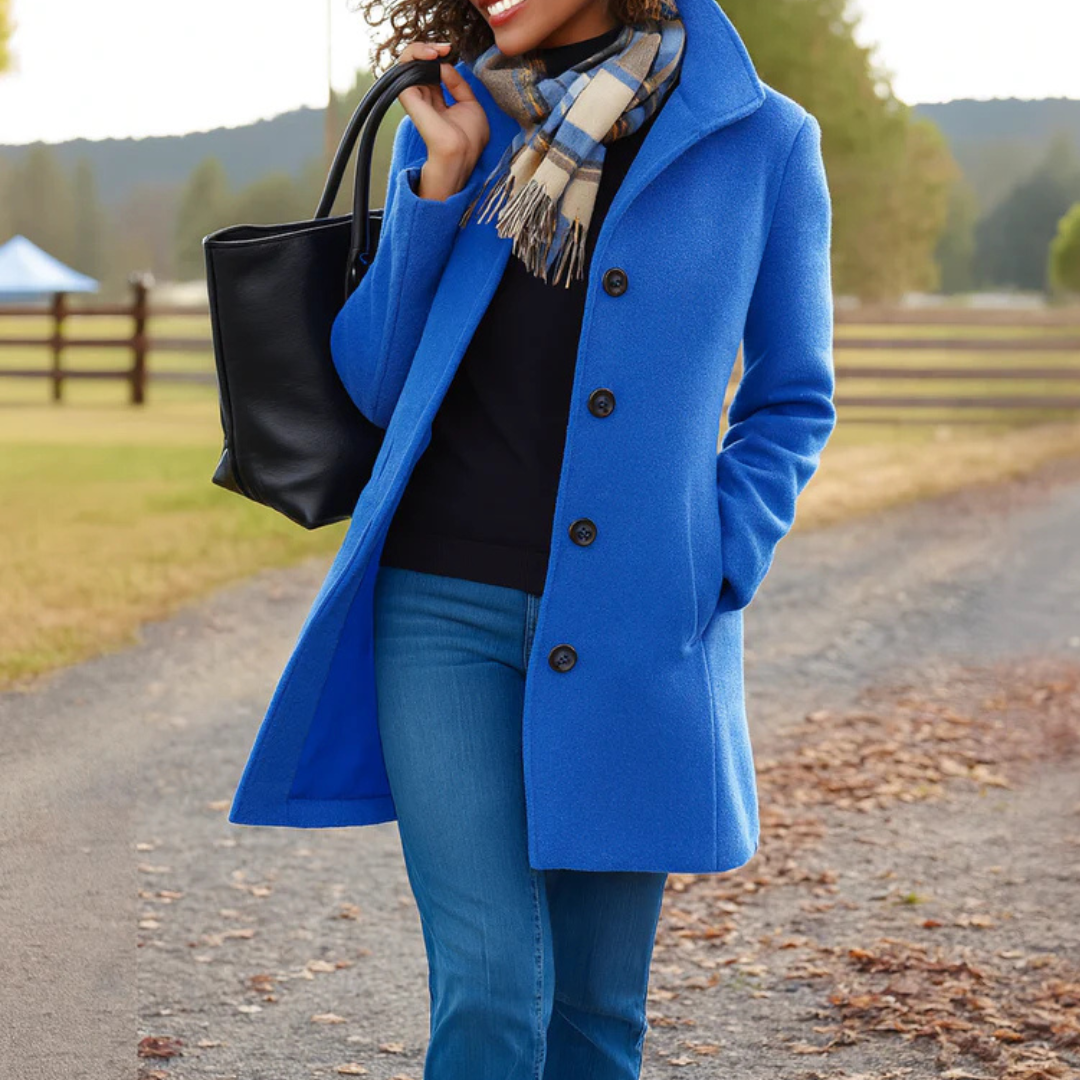 Danla - Cappotto a Maniche Lunghe Con Tasche
