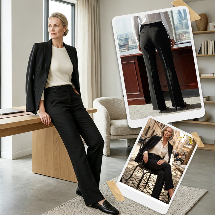 Fanny - Pantaloni Eleganti a Zampa