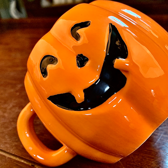 GlowSip - Tazza Halloween Con Zucca Sorridente