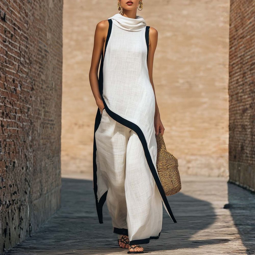 Mariane - Elegante Completo in Lino