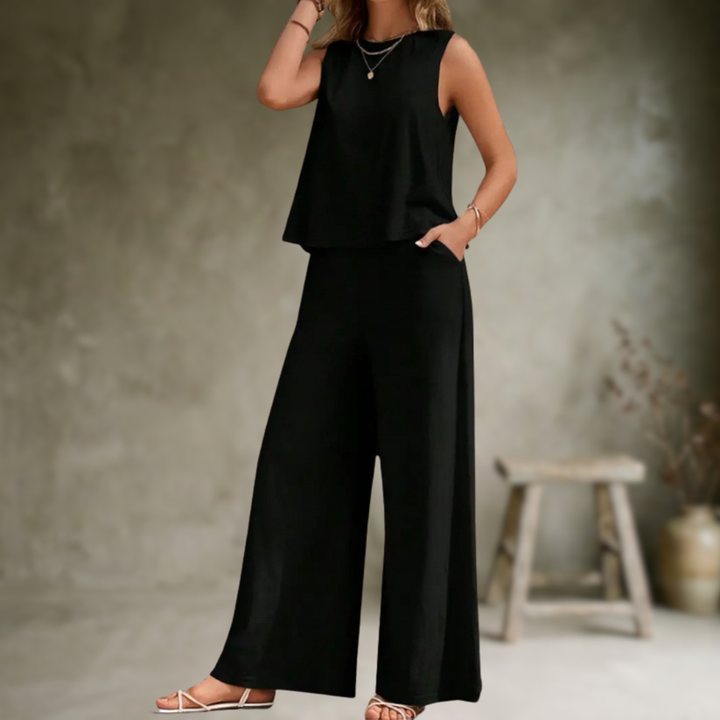 Alizeh - Elegante Completo a Due Pezzi Senza Maniche