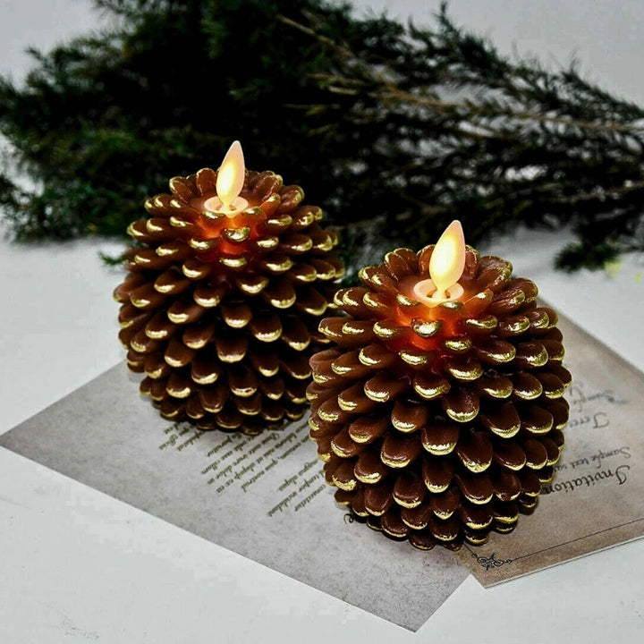 ForestFlame - Candela Senza Fiamma Mood Pine Cone