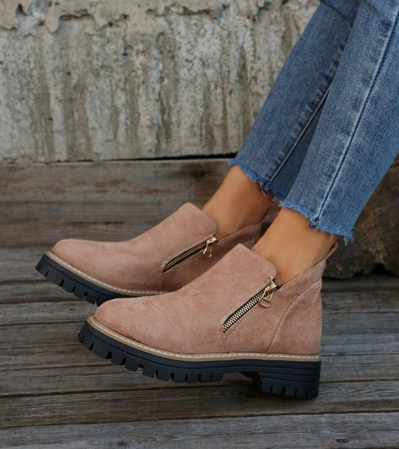 Miladie - Stivale Ortopedico Con Cerniera Laterale