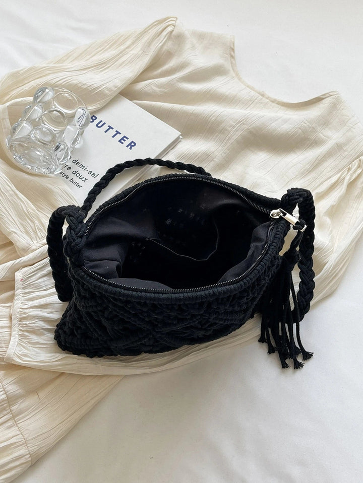 Ondina - Borsa a Tracolla Intrecciata