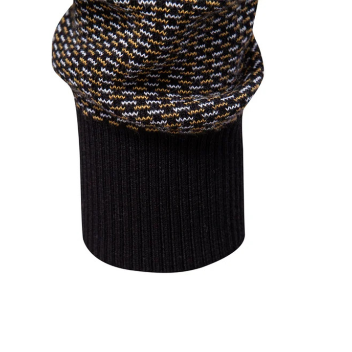 Limman - Maglione in Maglia Jacquard Con Mezza Zip