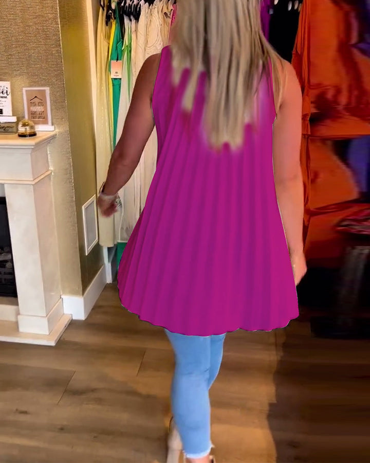 Rowland - Top Senza Maniche Con Volant