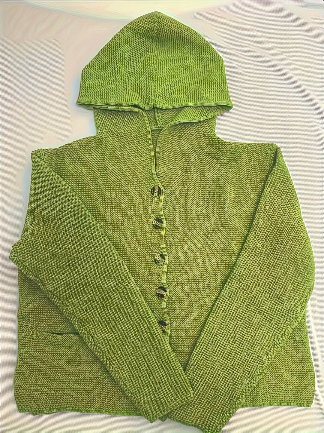 Jadia - Cardigan A Maniche Lunghe In Maglia
