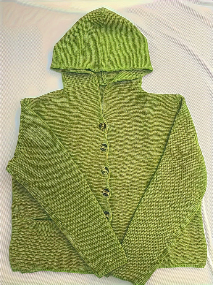 Jadia - Cardigan A Maniche Lunghe In Maglia