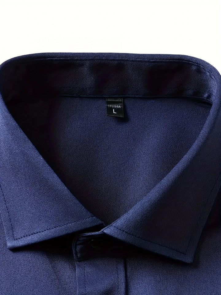 Byron - Elegante Camicia a Maniche Lunghe Con Bottoni