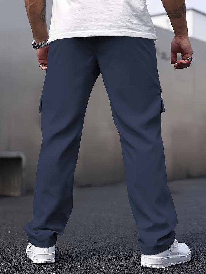 Mihai - Pantaloni Cargo Casual Con Tasche Multiplu