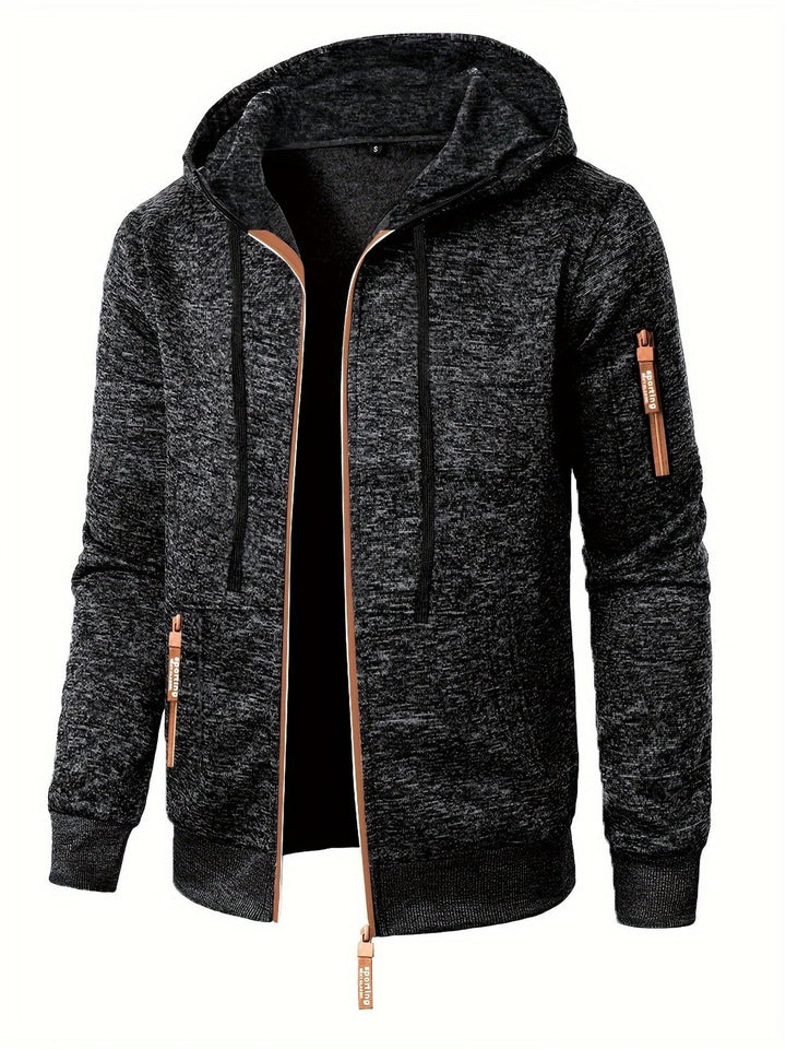 Ewen - Felpa Con Cappuccio a Maniche Lunghe E Zip