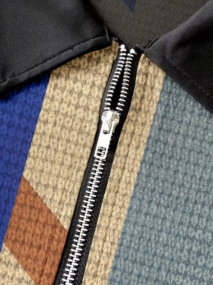 Thomson - Camicia a Maniche Lunghe Con Mezza Zip