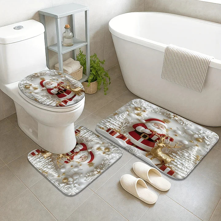 MerryBath - Tappetini da Bagno e Tende da Doccia per le Festività