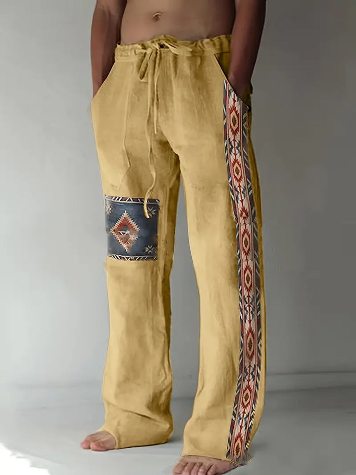 Daniil - Pantaloni In Stile Etnico Con Tasche
