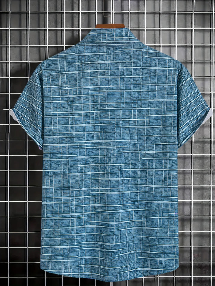 Haroyan - Camicia Elegante Con Motivo A Righe Scozzesi