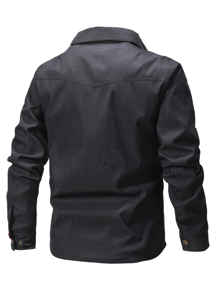 Evrypidis - Giacca Cargo Casuale A Maniche Lunghe