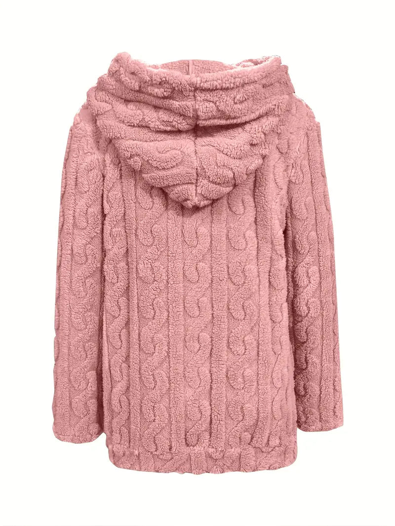 Ganka - Felpa Con Cappuccio e Zip a Maniche Lunghe