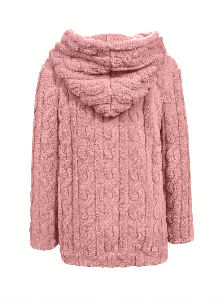 Ganka - Felpa Con Cappuccio e Zip a Maniche Lunghe