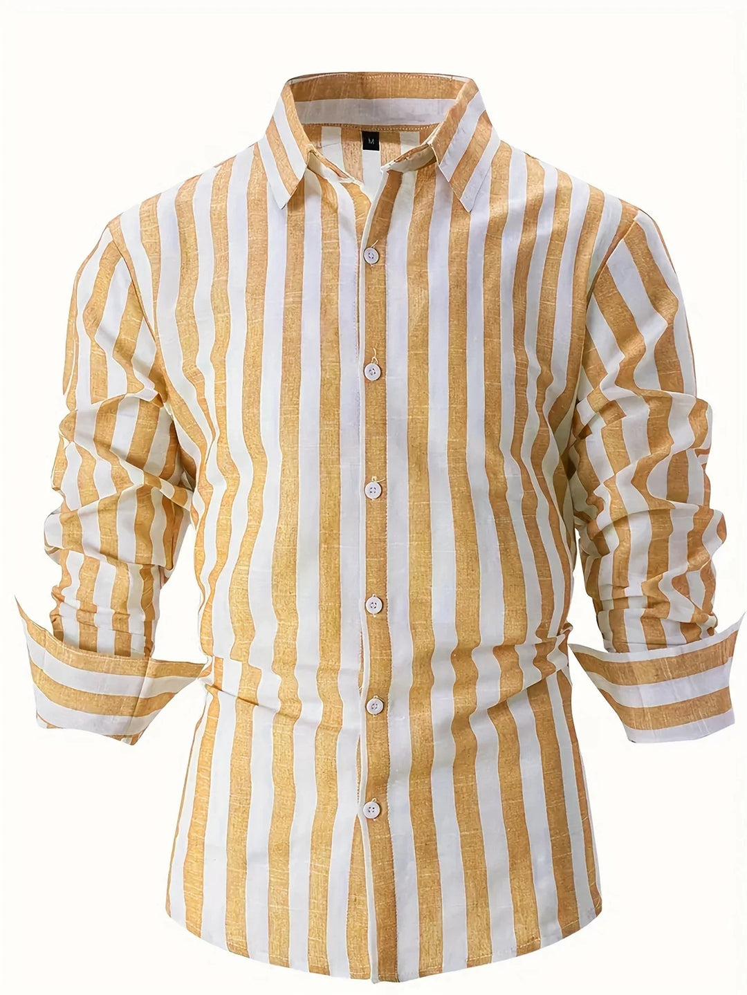 George - Elegante Camicia a Maniche Lunghe a Righe