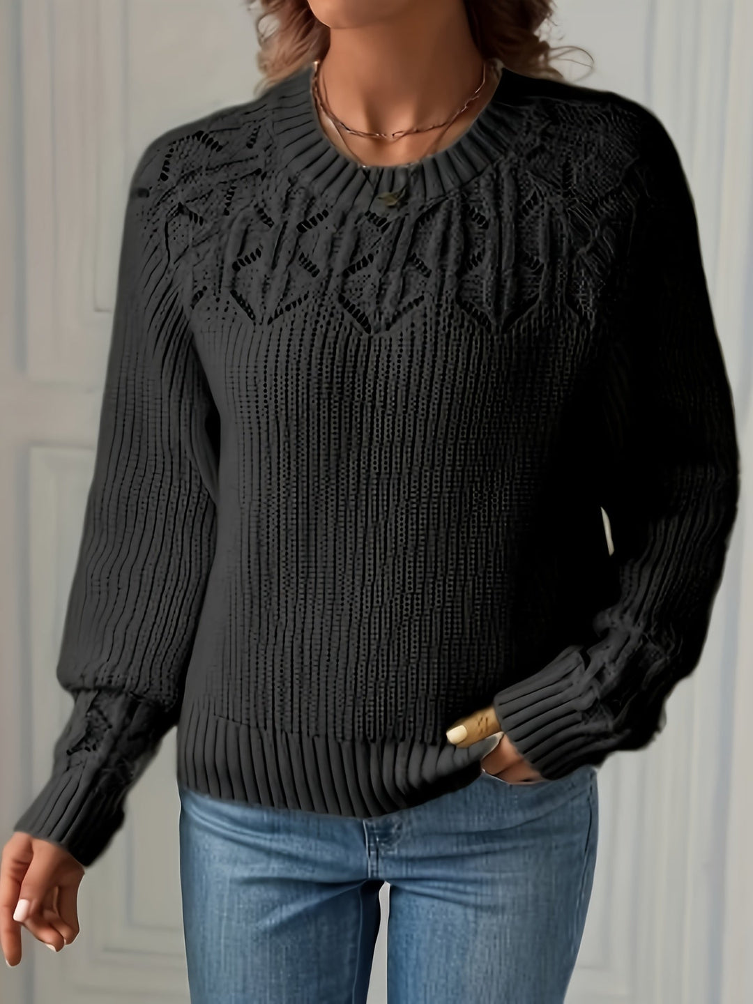 Nasia - Elegante Maglione A maniche lunghe