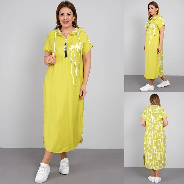 Filiz - Abito Lungo Ed Elegante Con Cappuccio