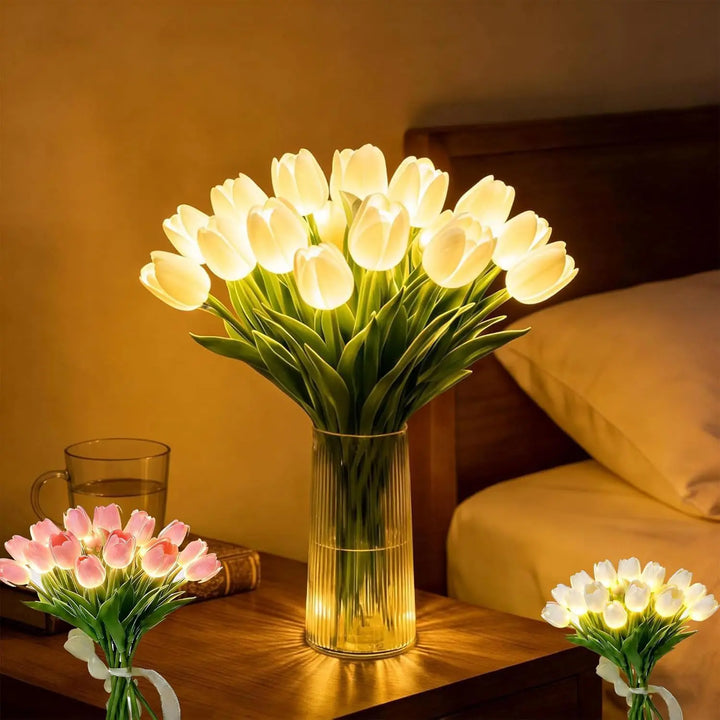 Petaluxe - Elegante Lampada a LED a Forma Di Vaso Di Fiori Per Un Arredamento Accogliente