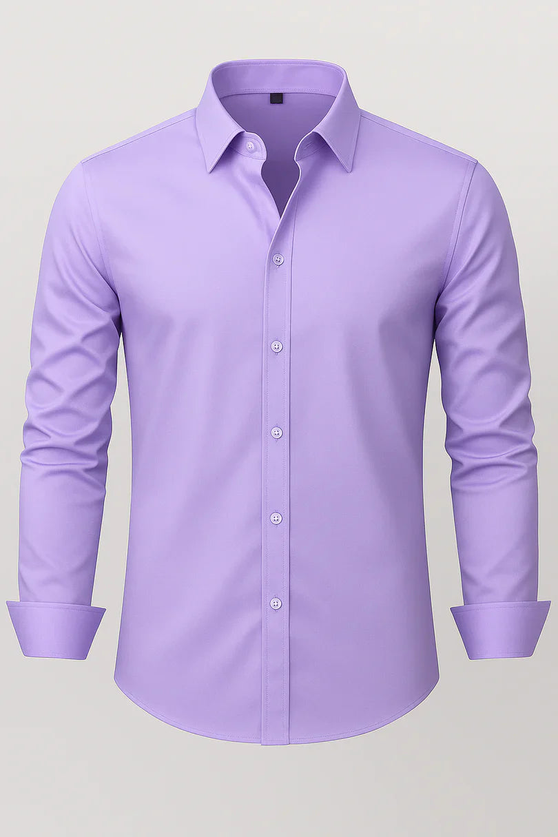 Bordon - Camicia Elasticizzata Non Stirabile Con Bottoni
