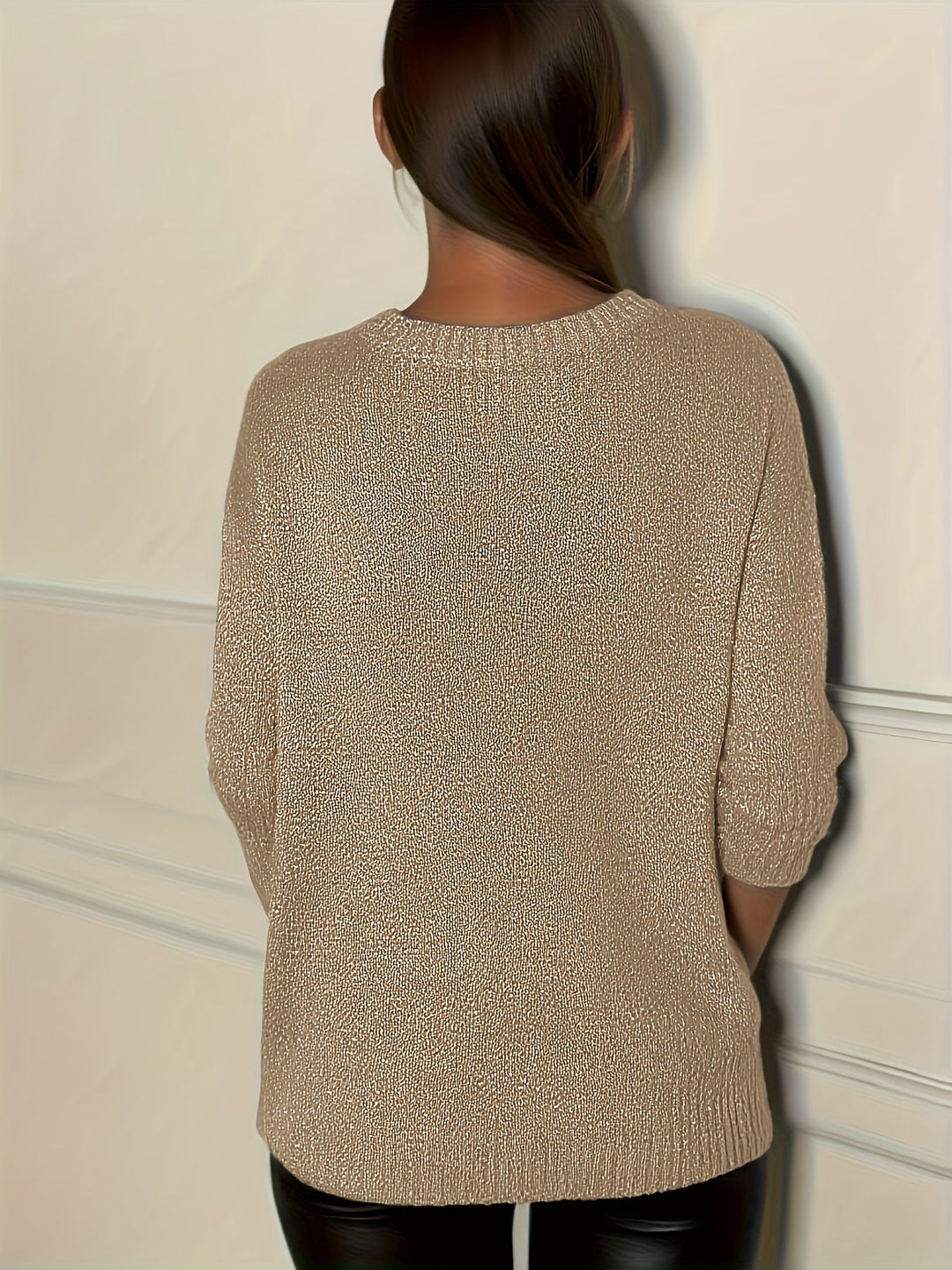 Healy - Maglione Lavorato a Maglia Con Scollo a V