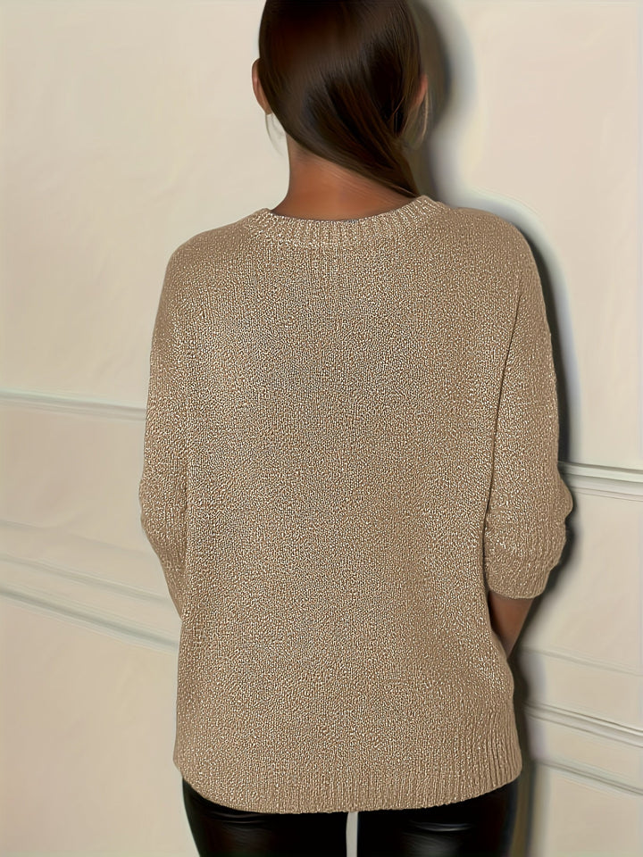 Healy - Maglione Lavorato a Maglia Con Scollo a V