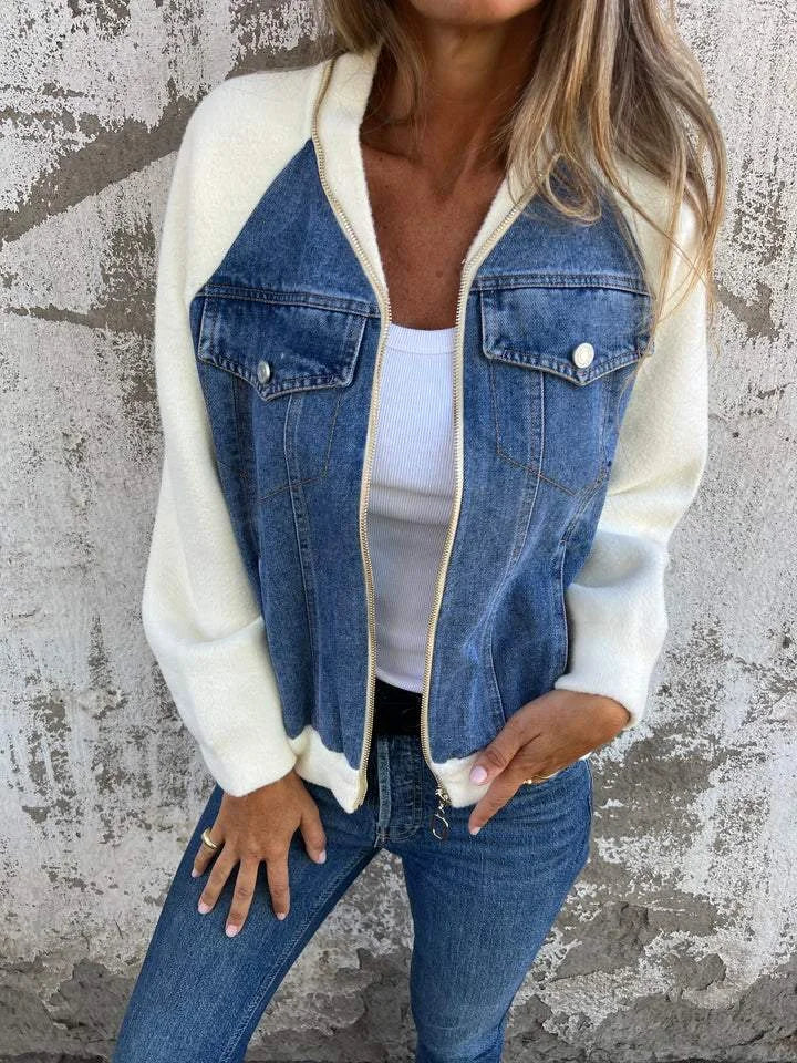Hantika - Giacca Con Zip e Scollo a V