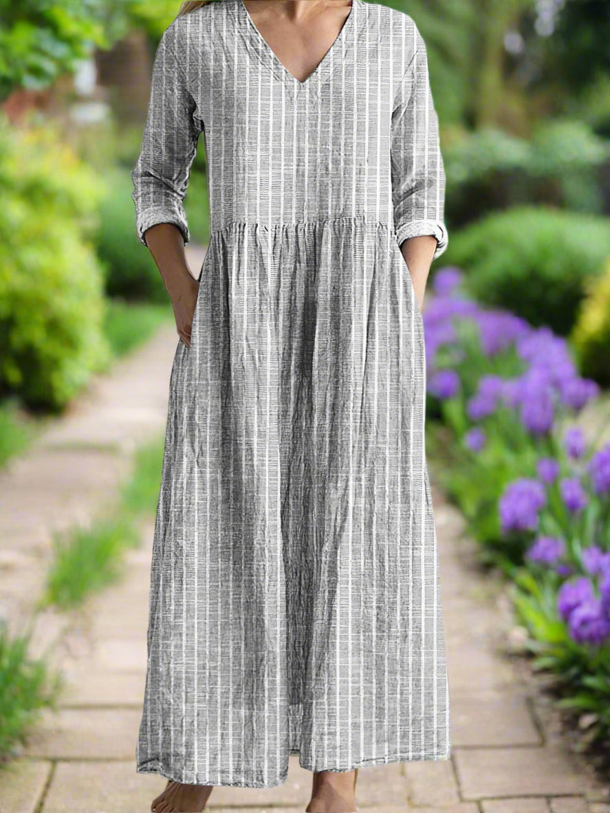 Gregoria - Abito Casual A Righe
