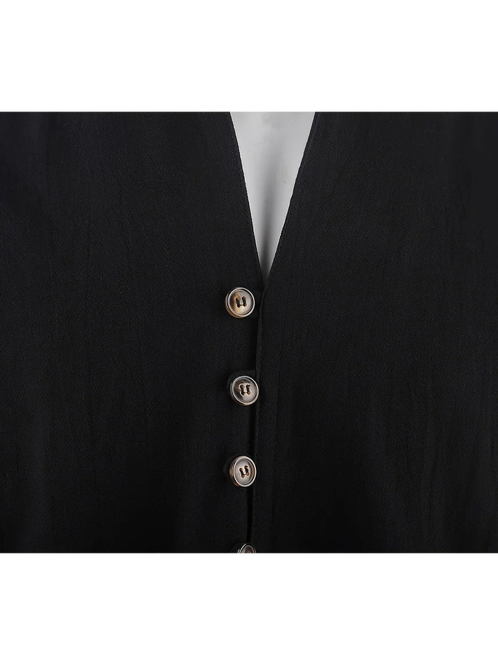 Shayne - Camicia Leggera In Cotone E Lino Con Maniche Lunghe