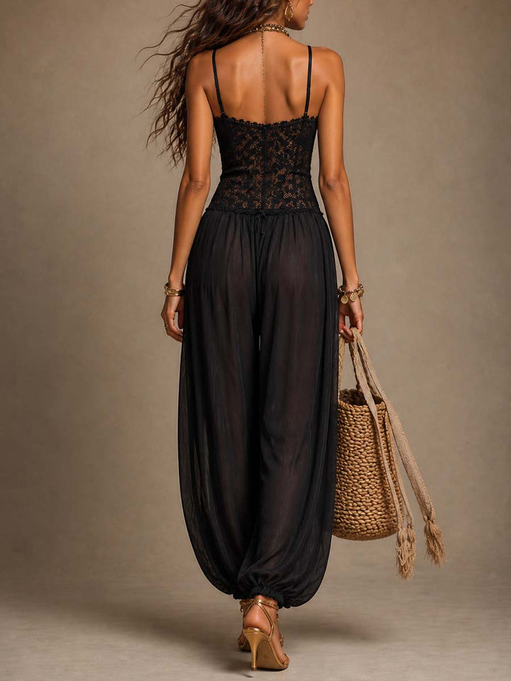 Natya - Tuta Vintage in Pizzo Fluido