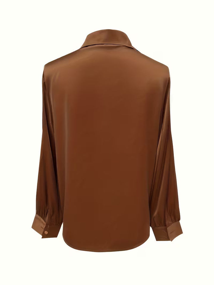 Leylah - Elegante Camicetta a Maniche Lunghe
