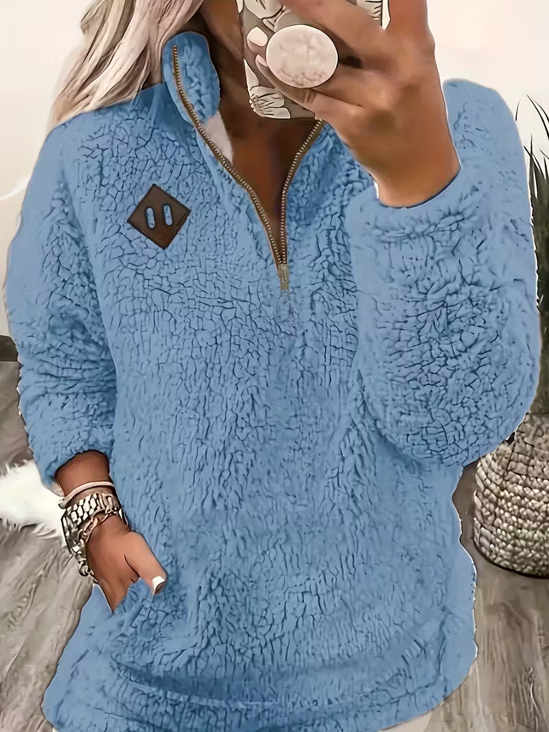 Humera - Elegante Giacca Con Zzip e Maniche Lunghe