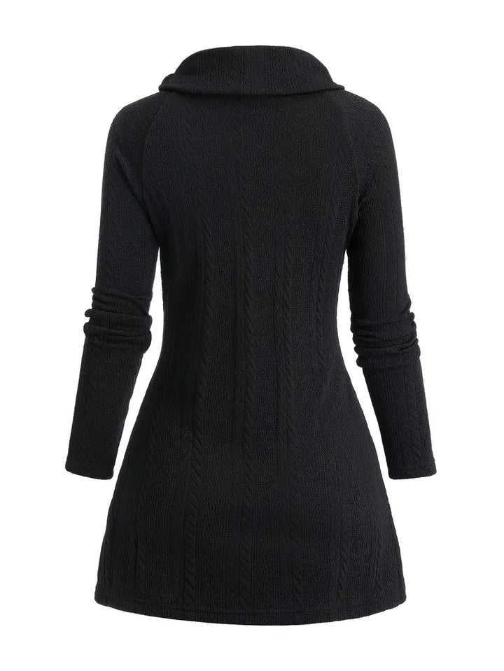 Masabata - Cardigan Casual Lavorato a Maglia Con Bottoni