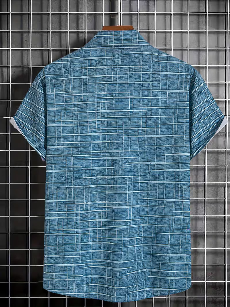 Jerrick - Camicia Con Stampa Geometrica Vintage