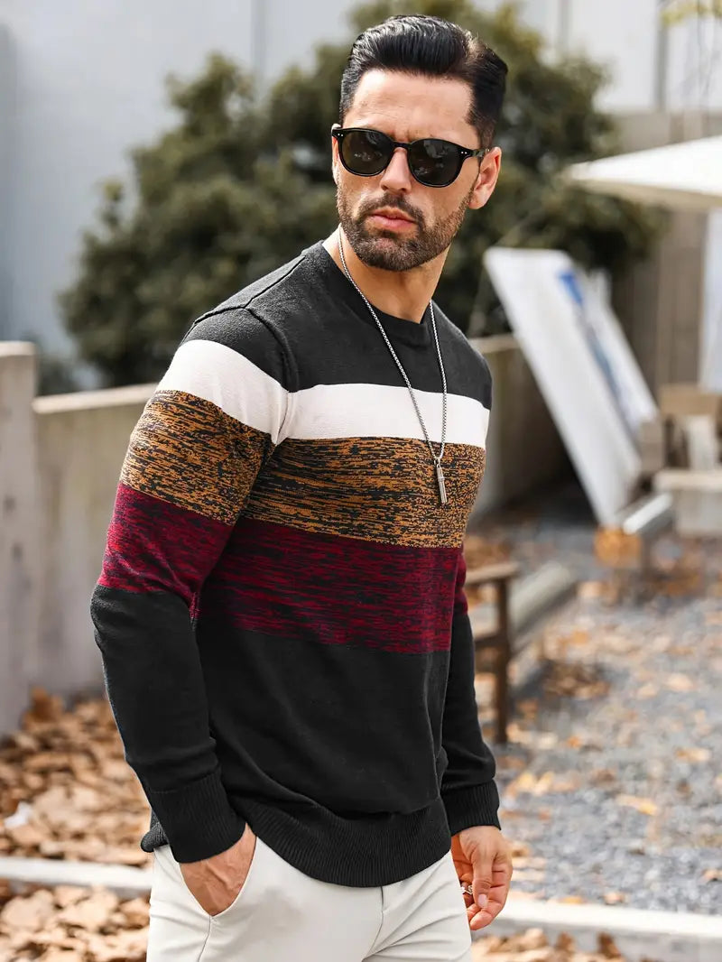 Eliseo - Maglione a Maniche Lunghe In Maglia