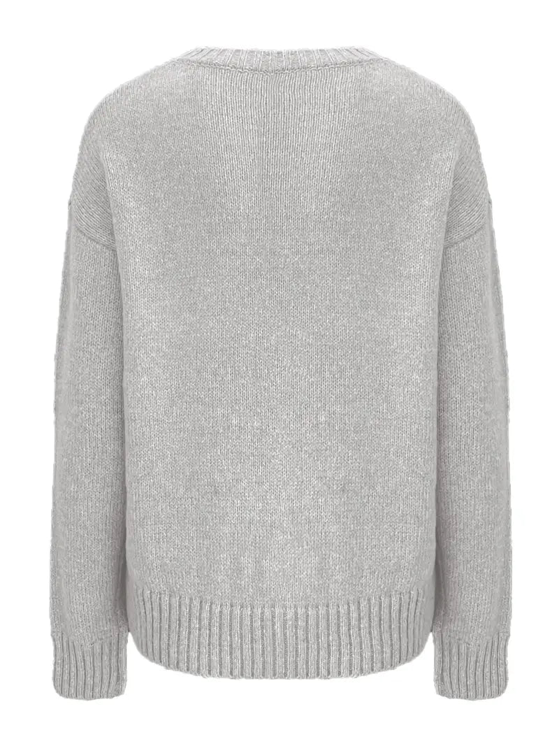 Urvana - Maglione a Maniche Lunghe Con Stampa Gatto