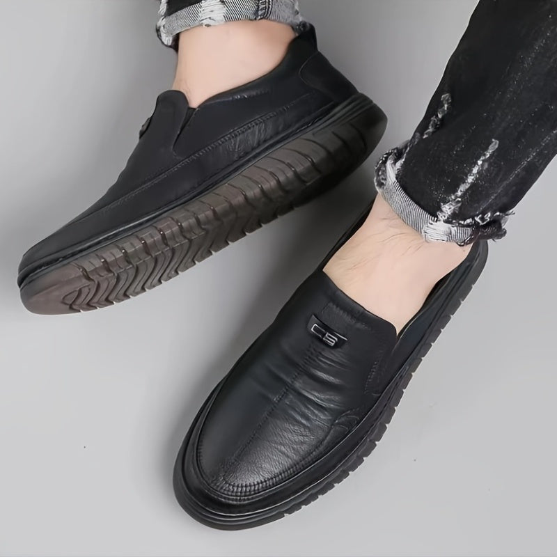 Faran - Scarpe Slip on Con Cuciture e Suola Testurizzata