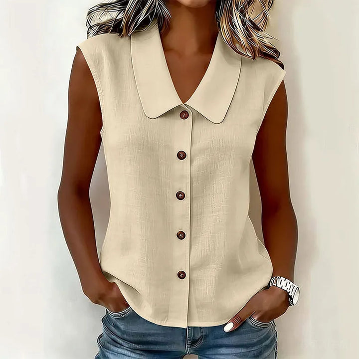 Chisato - Camicia Con Scollo a V E Bottoni