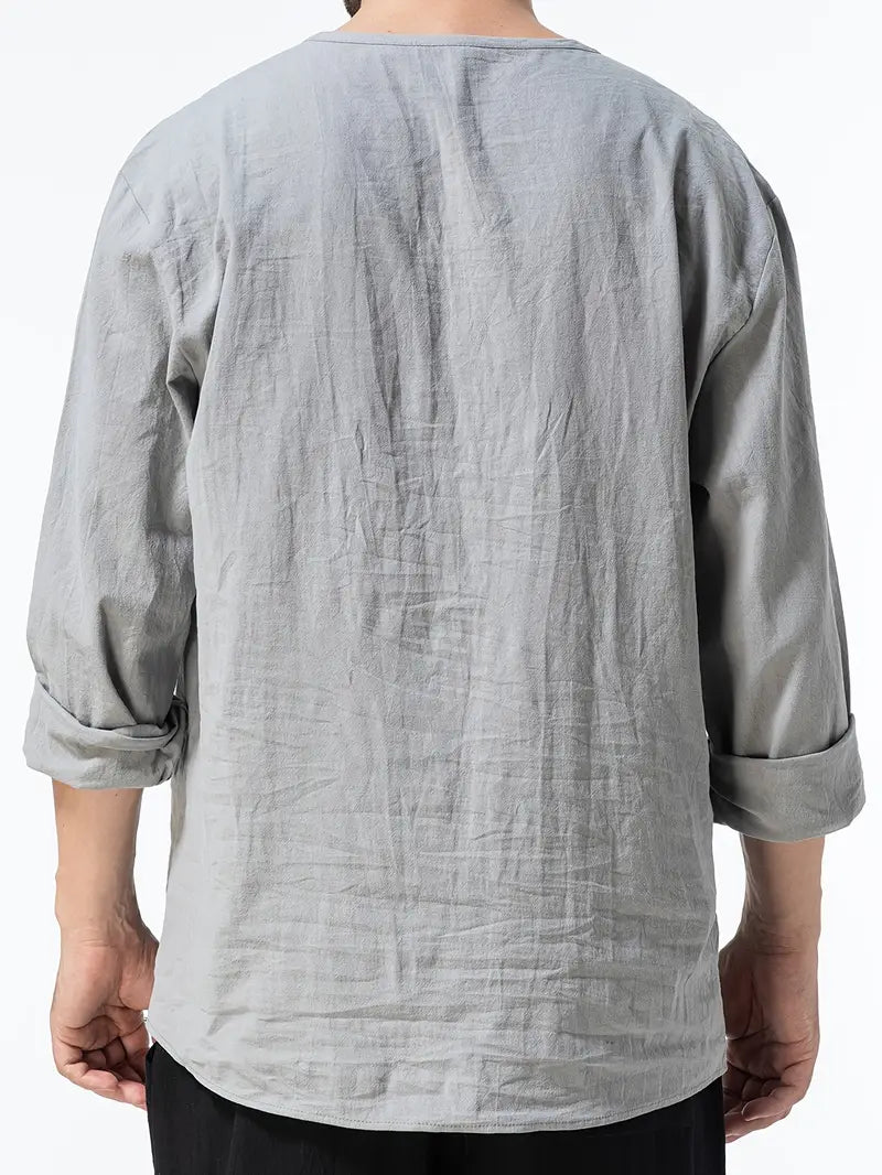 Pawel - Cotone Camicia a Maniche Lunghe