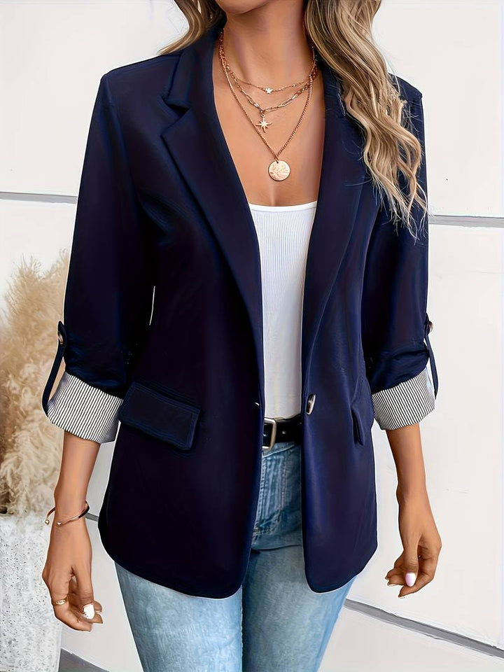Galiah - Elegante Blazer Doppiopetto Con Collo Con Revers