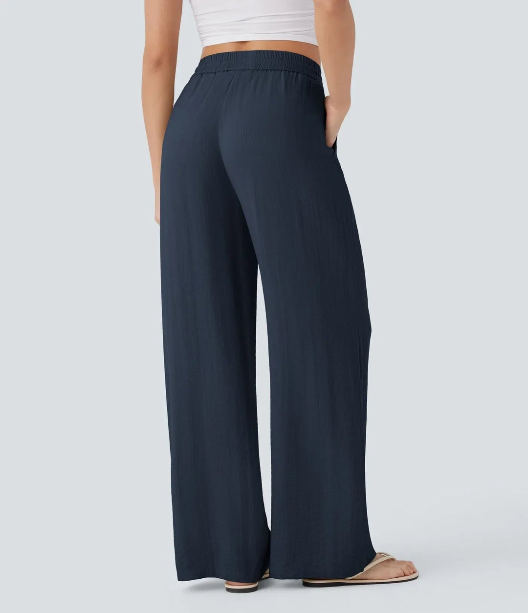 Zafeiria - Pantaloni Di Lino Eleganti