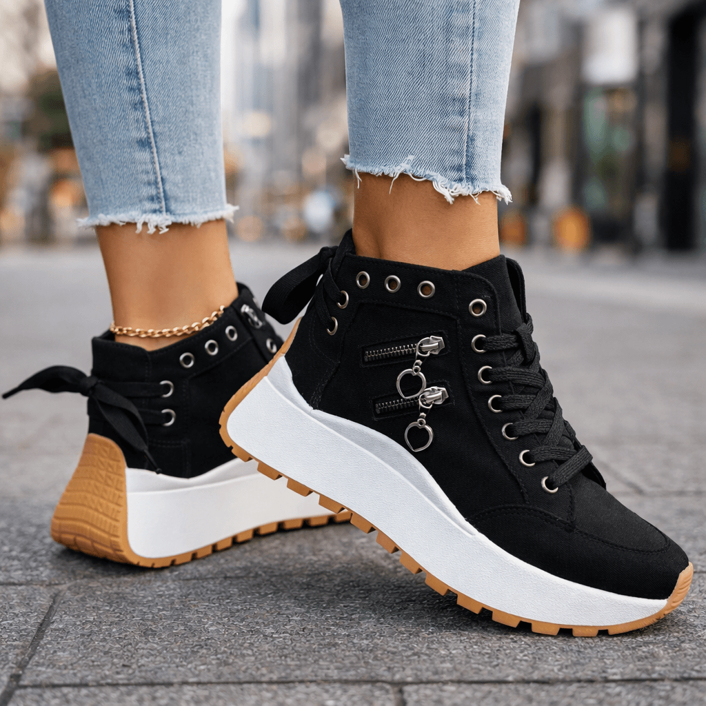 Kamala - Scarpa Sportiva Con Suola Spessa e Lacci